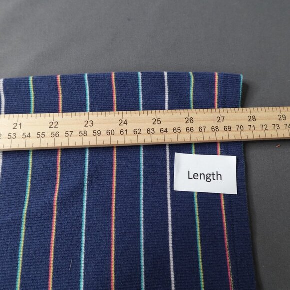 Womens Tunic Tank Top Dress XS Blue Ribbed Basic Everyday Day Retro Preppy - Picture 8 of 9